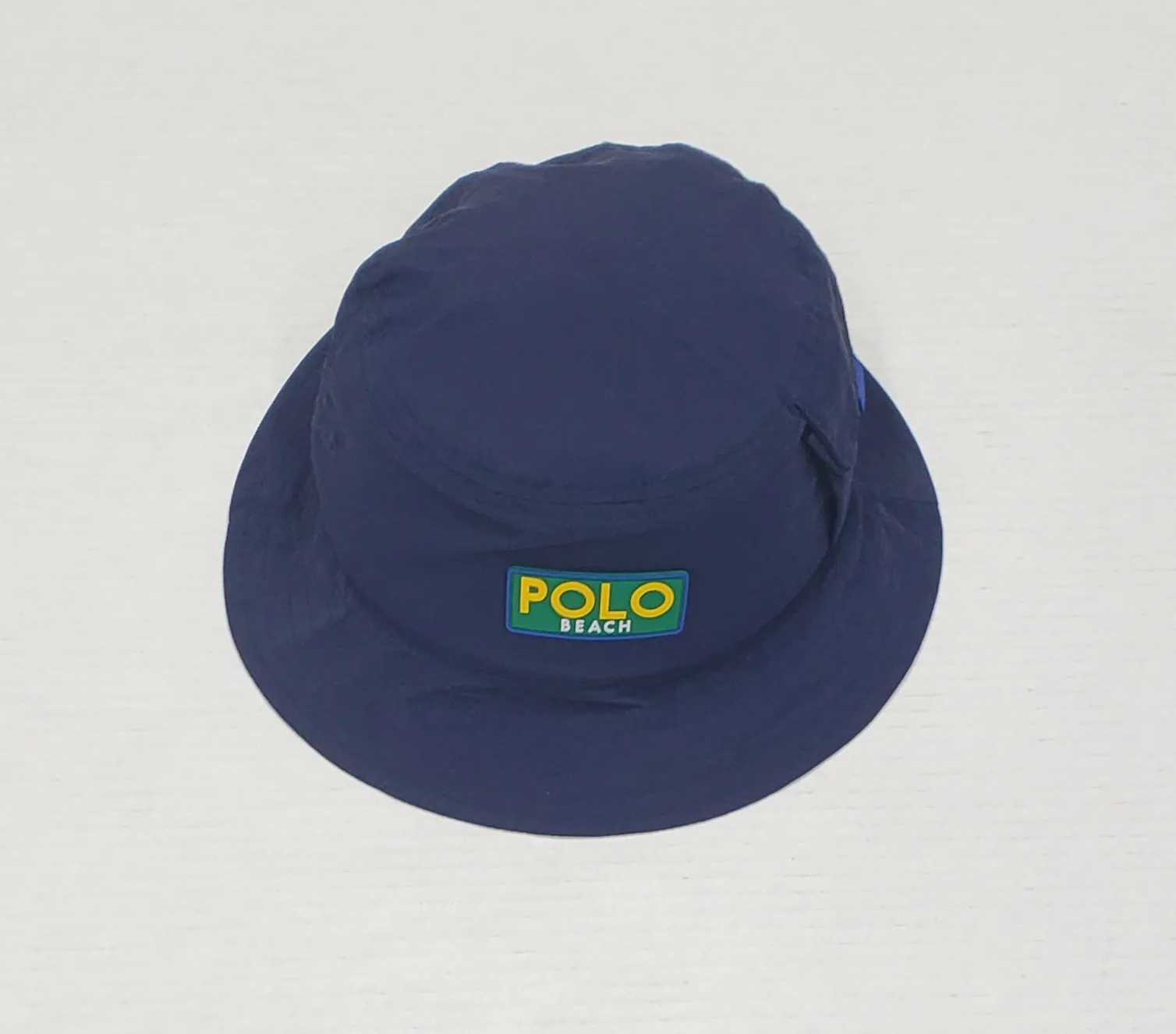 Nwt Polo Ralph Lauren Navy Polo Beach Nylon Bucket Hat