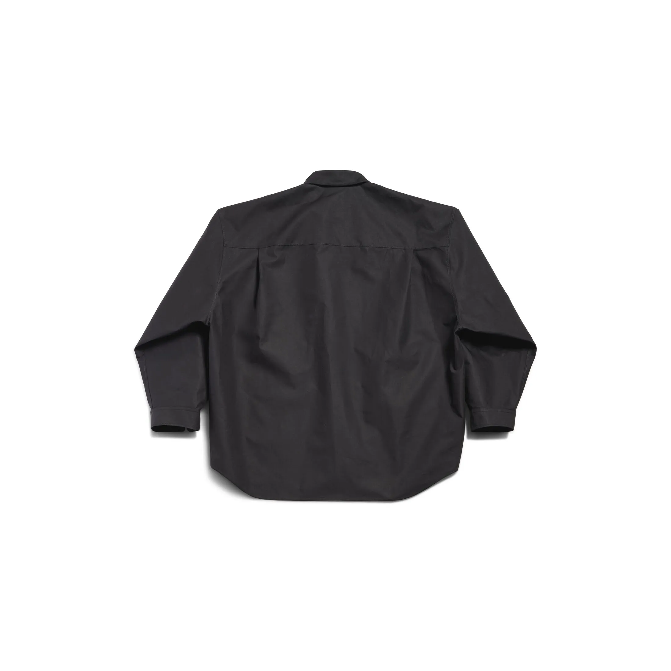 OUTERWEAR SHIRT LARGE FIT IN BLACK