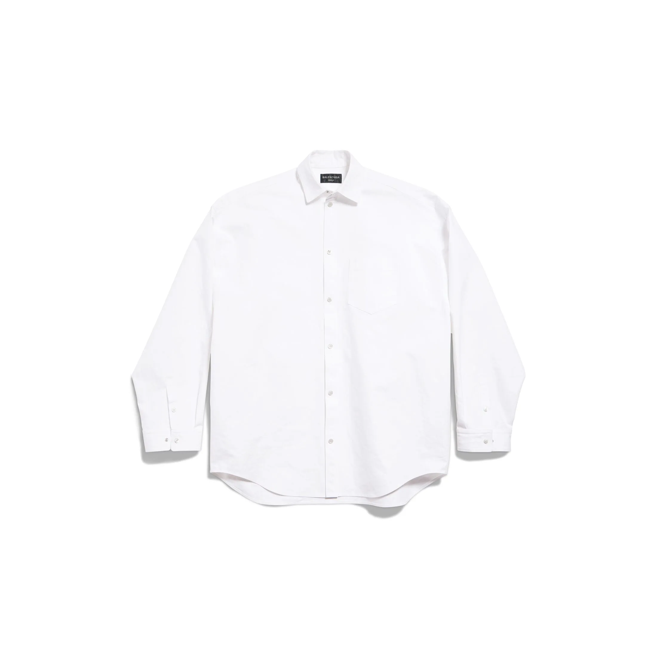 OUTERWEAR SHIRT LARGE FIT IN WHITE