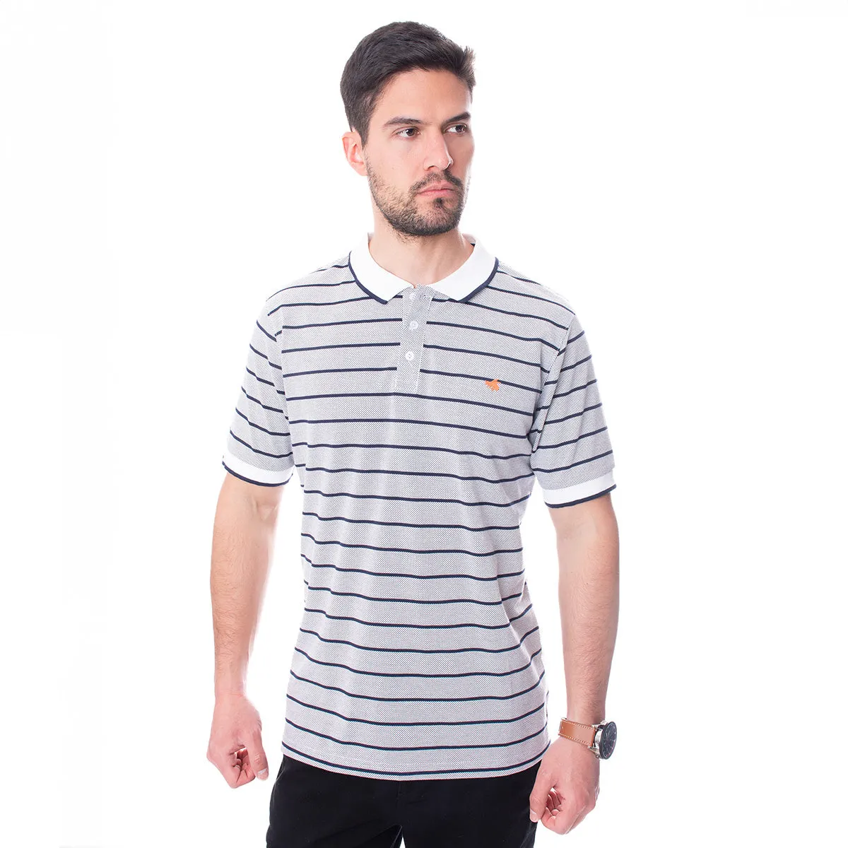 Playera Polo Blanca Vermonti