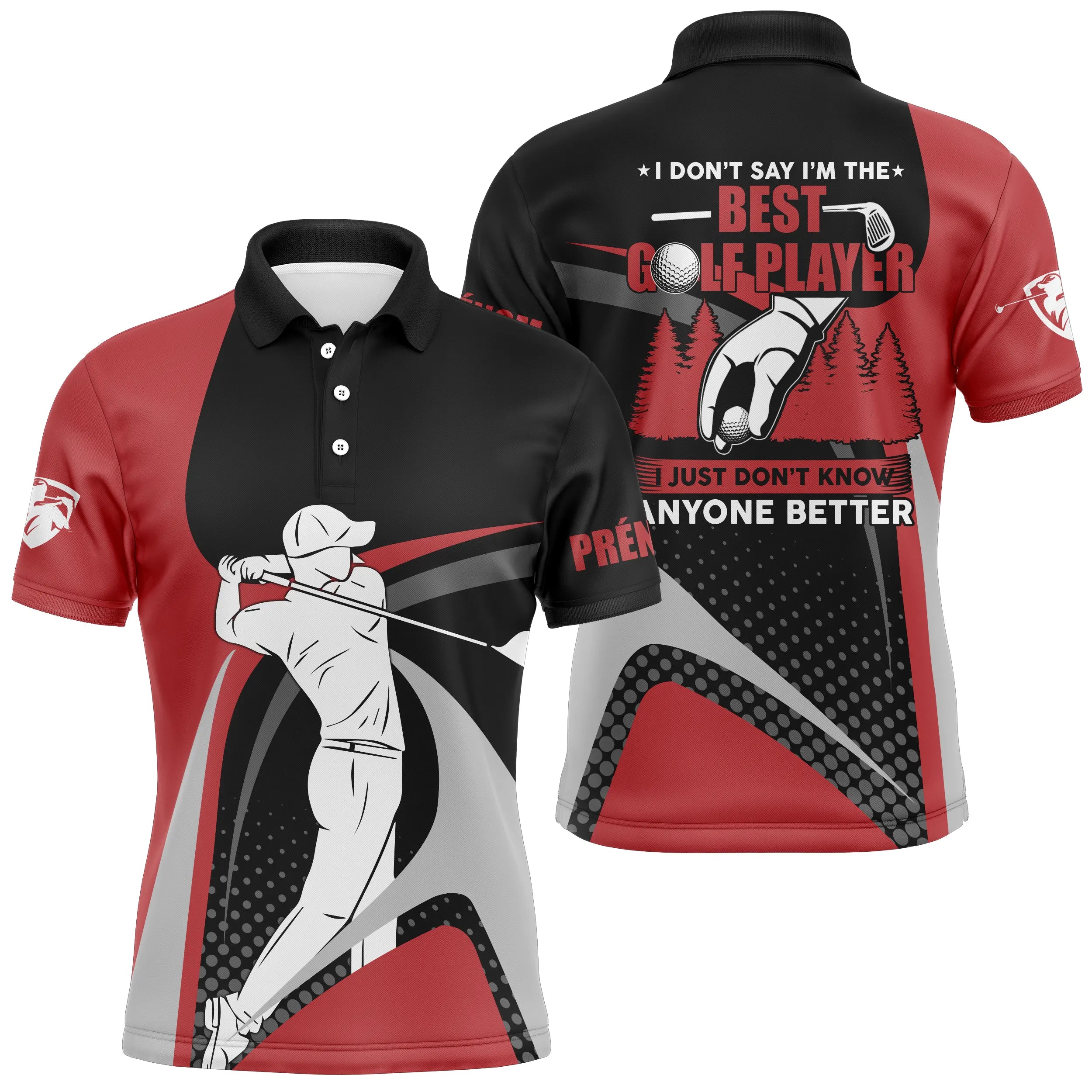 Polo Golf Personnalisé Humoristique Homme/Femme - Je Ne Connais Personne De Mieux - CT04072312