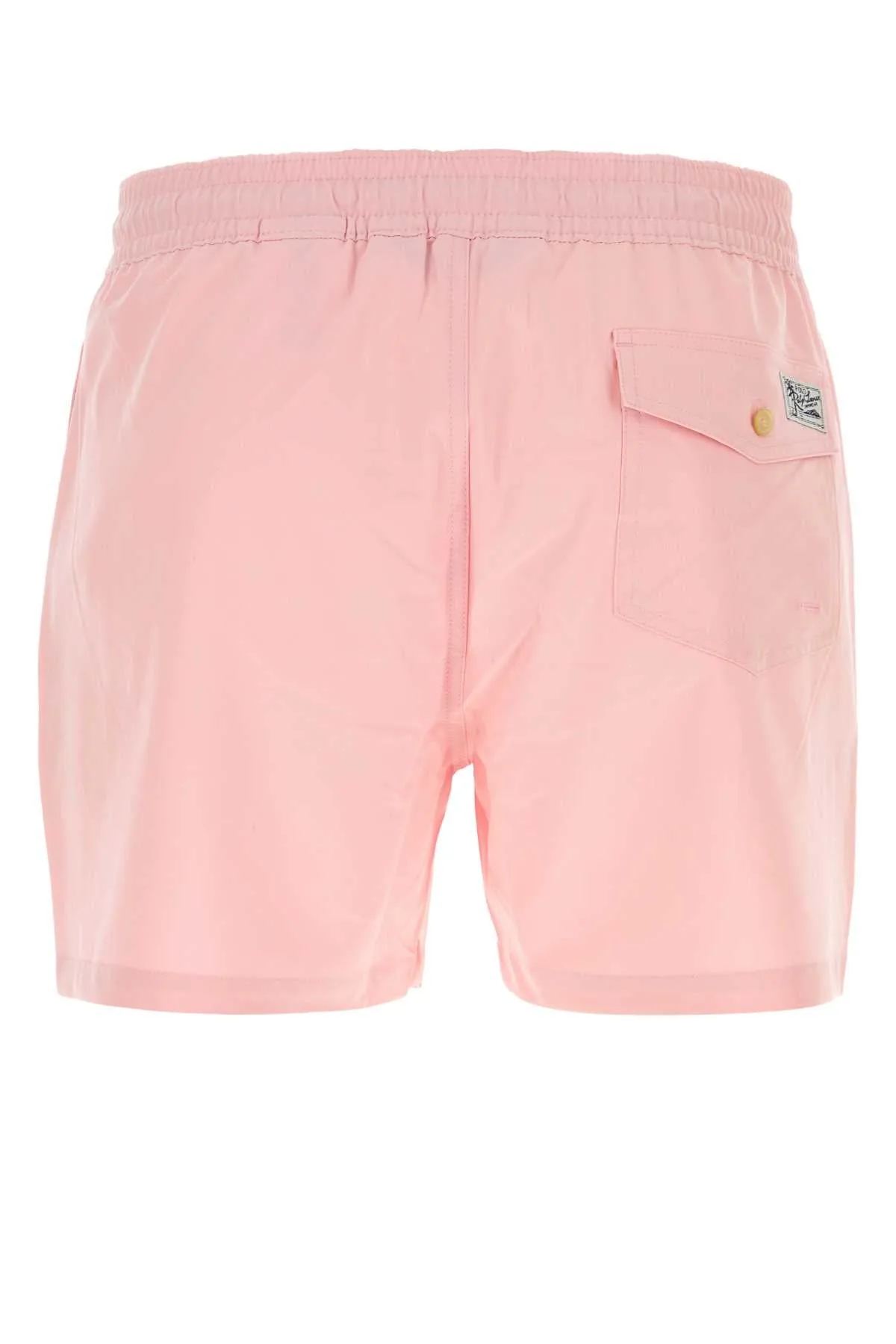 Polo Ralph Lauren Pink Stretch Polyester Swimming Shorts