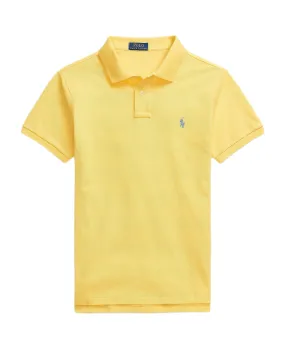 Polo Ralph Lauren - Polo cintré en coton piqué Oasis Yellow