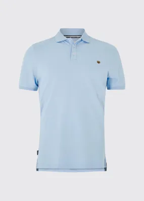 Quinlan 4-way Stretch Polo- Light Sky