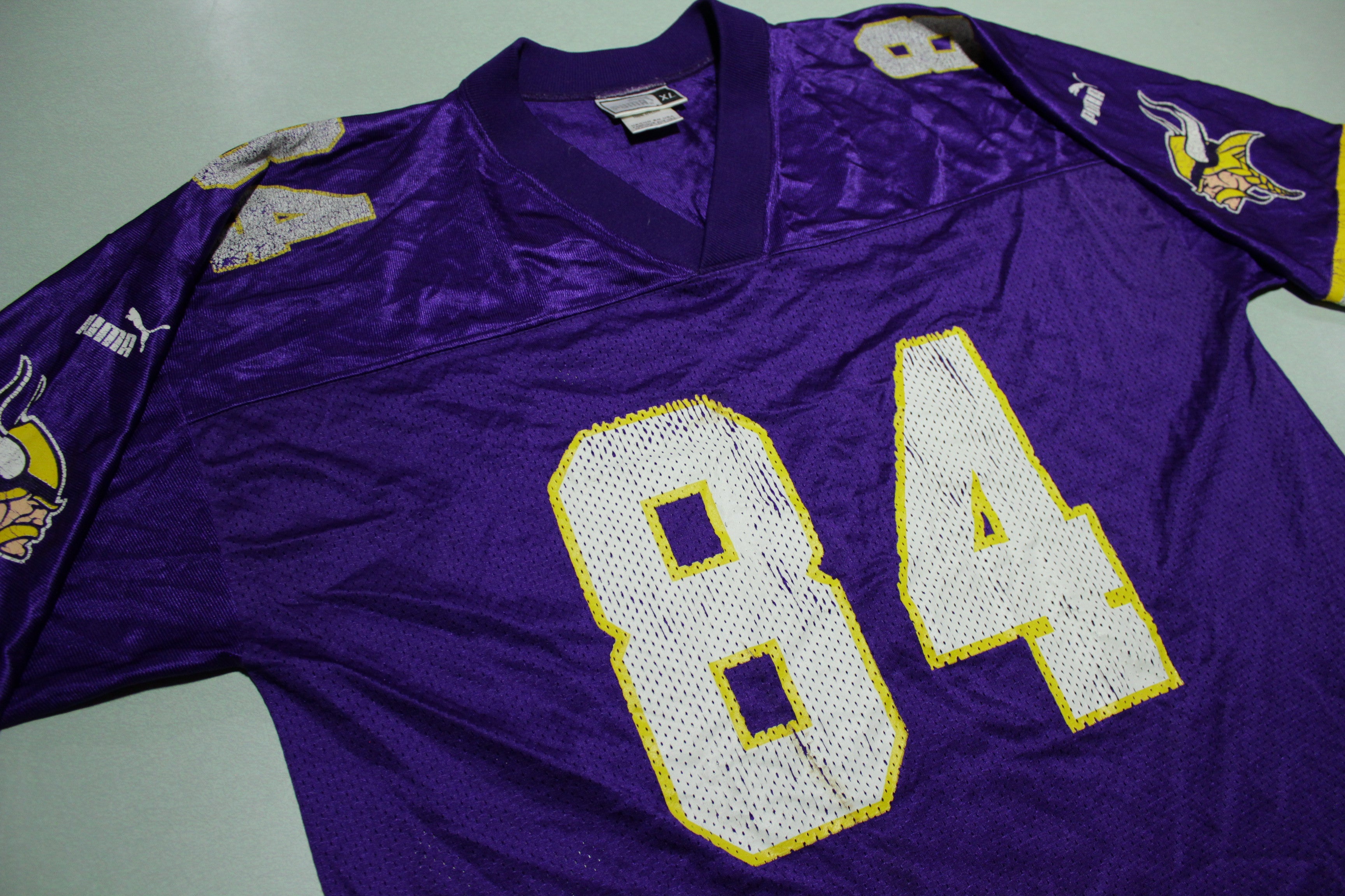 Randy Moss Vintage Vikings 84 Made in USA Minnesota Football 90's Jersey