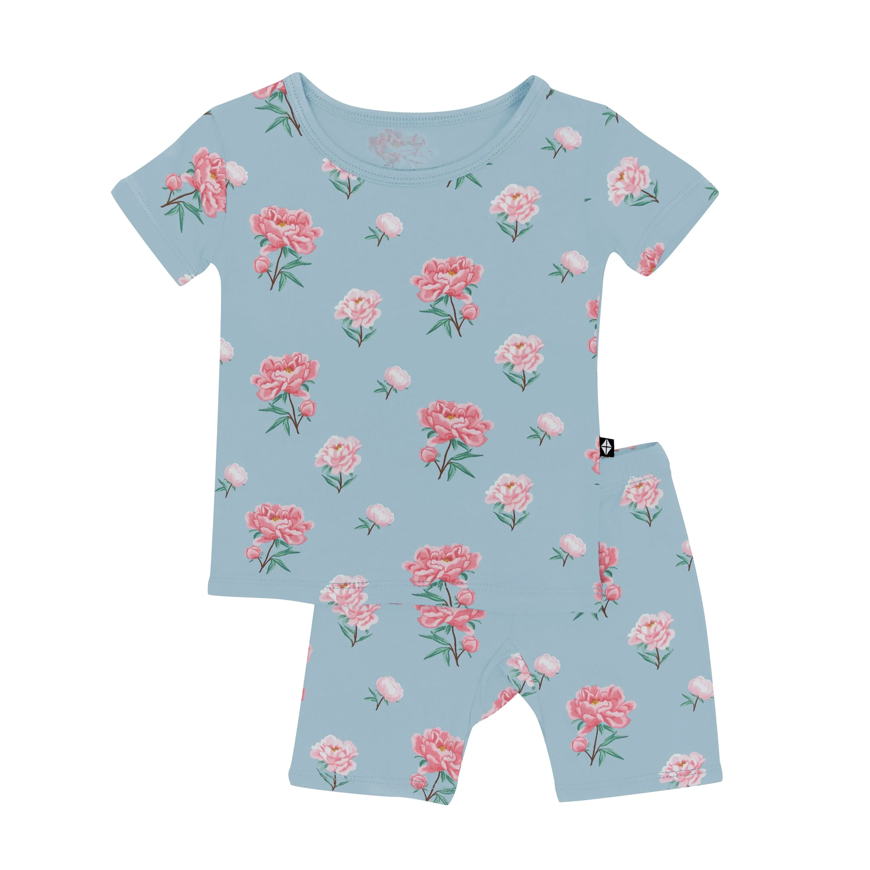 Short Sleeve Pajamas in Peony