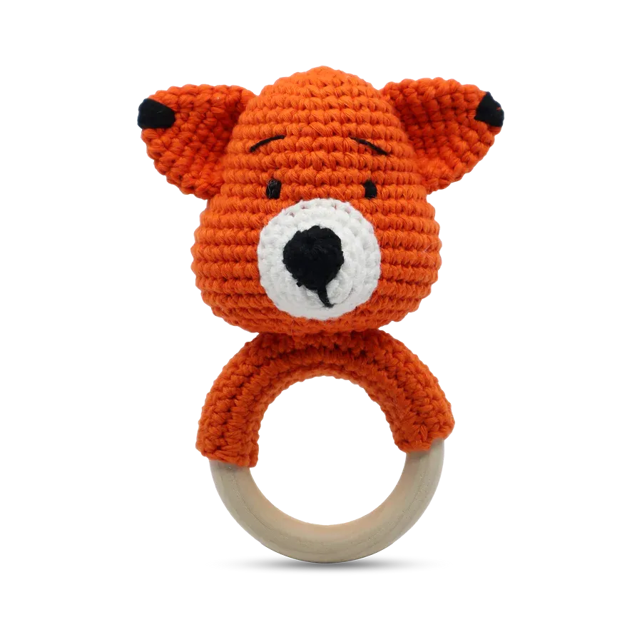 Snuggle Buddies Fox - Ring Rattle