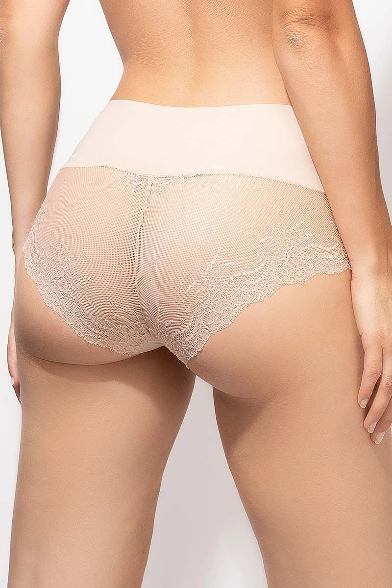 SPANX UNDIE-TECTABLE Lace Hi-Hipster Panty in Soft Nude 