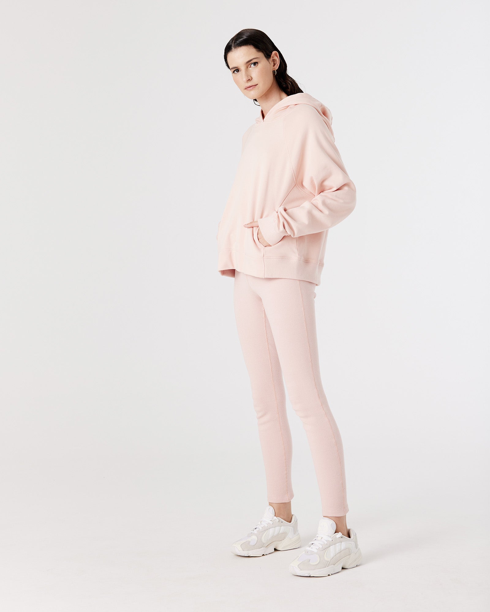 SPORTS HOODIE - PEACH PINK