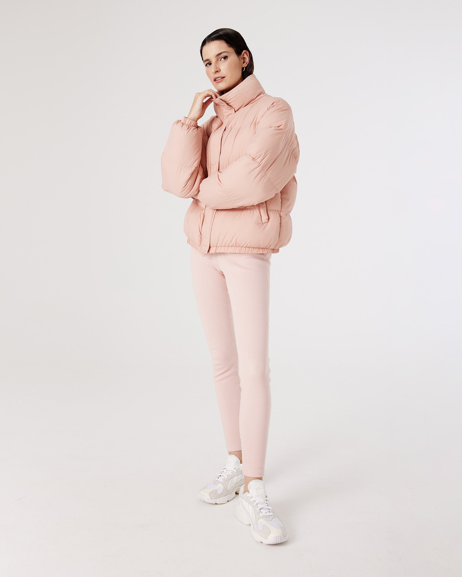 SPORTS PUFFER - PEACH PINK