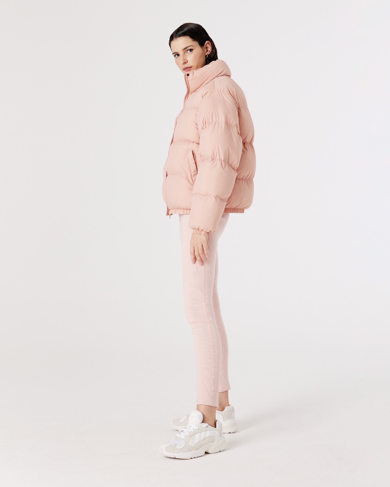 SPORTS PUFFER - PEACH PINK