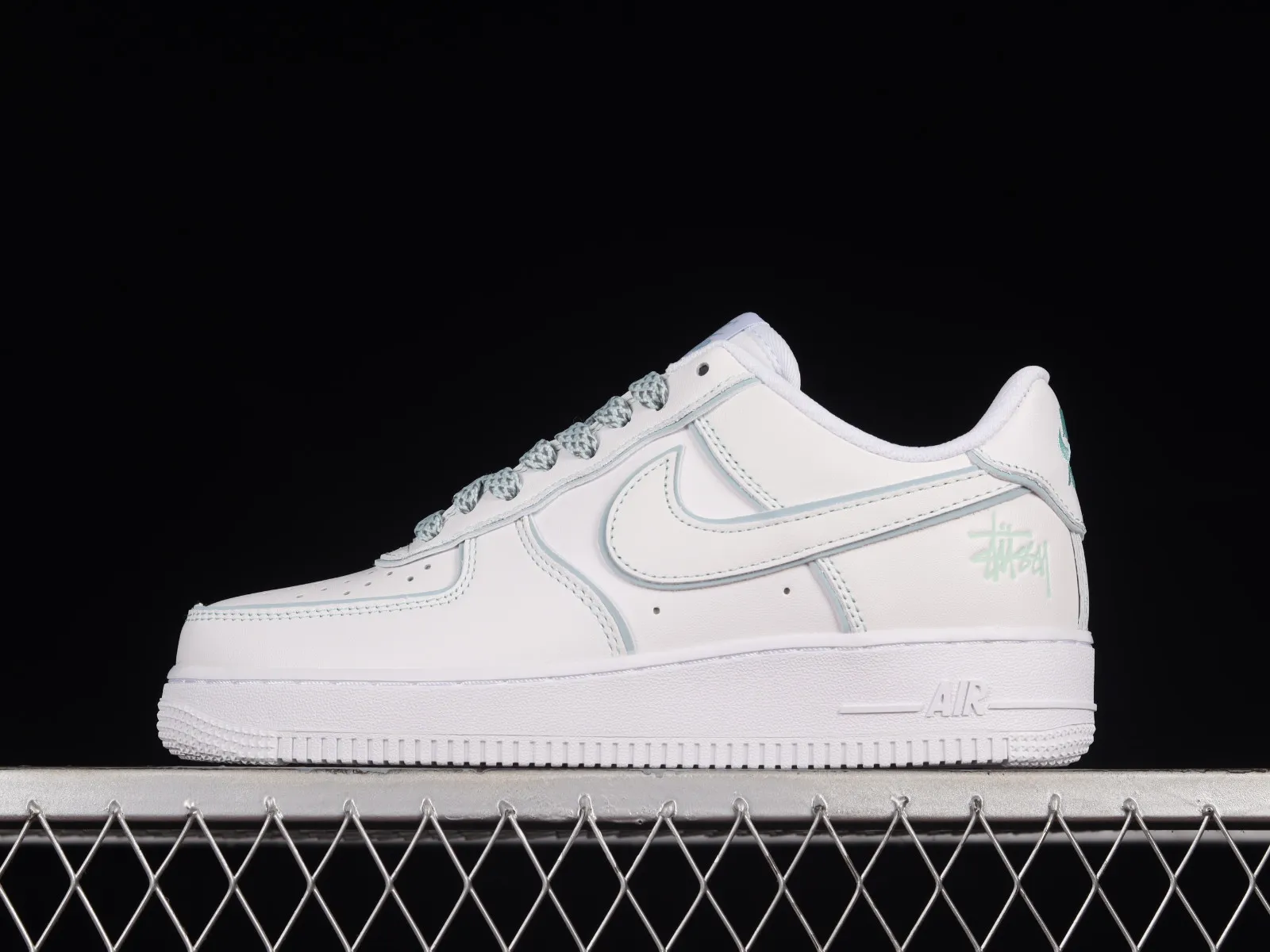 Stussy x Nike Air Force 1 Low Ice Blue White DT0617-029