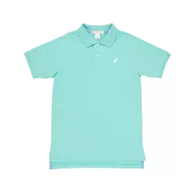 The Beaufort Bonnet Company - Turks Teal Prim and Proper Polo SS