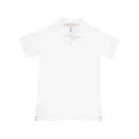 The Beaufort Bonnet Company - Worth Ave White Prim & Proper SS Polo