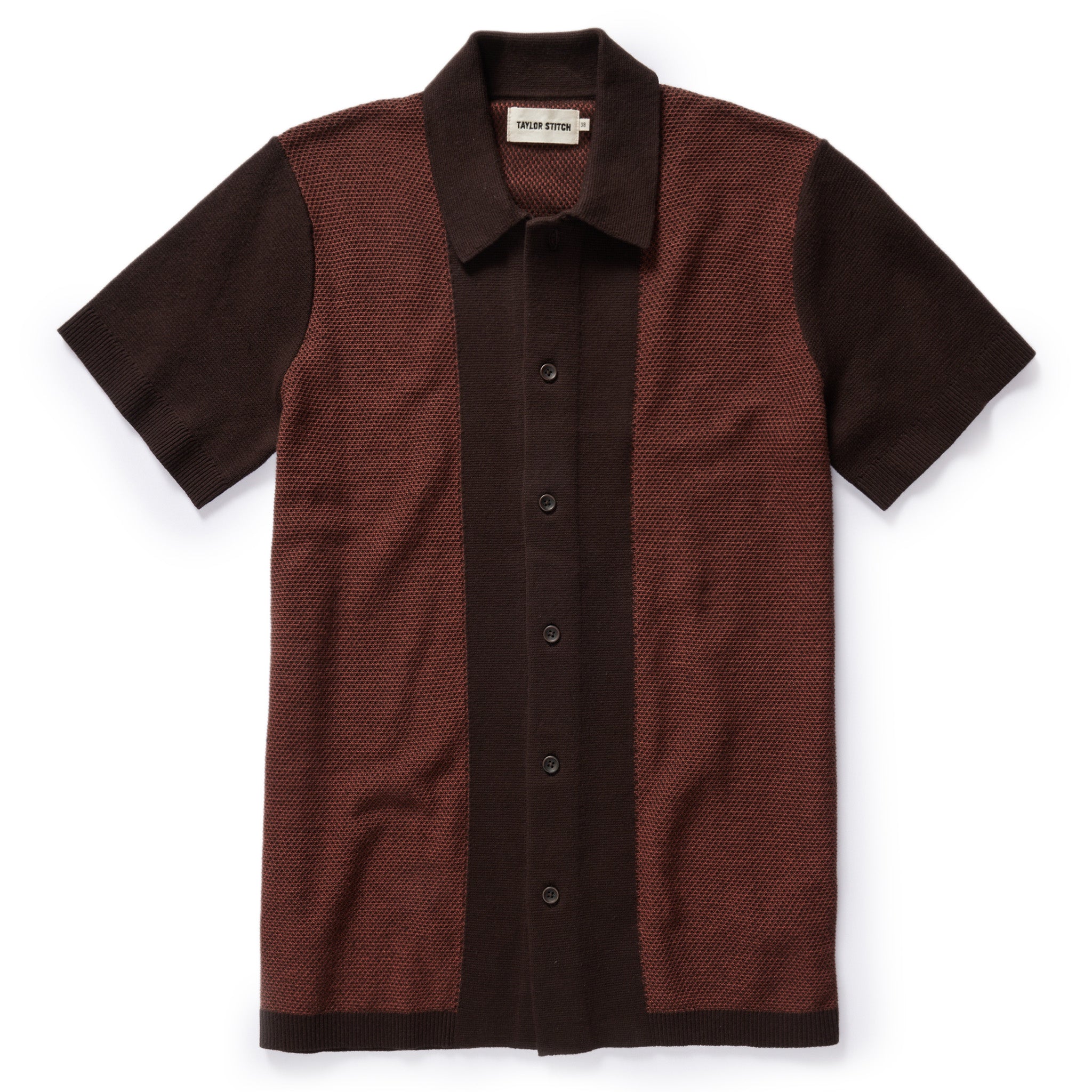 The Button Down Polo in Morita Seed Stitch