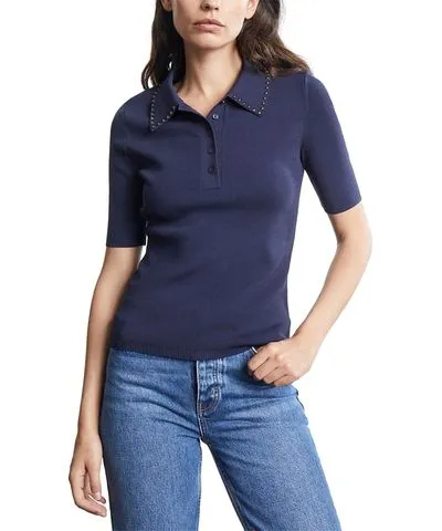 The Kooples Studded Polo Shirt