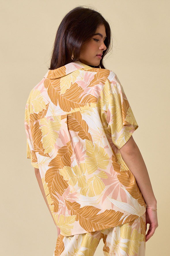 Tropical Linen Shirt