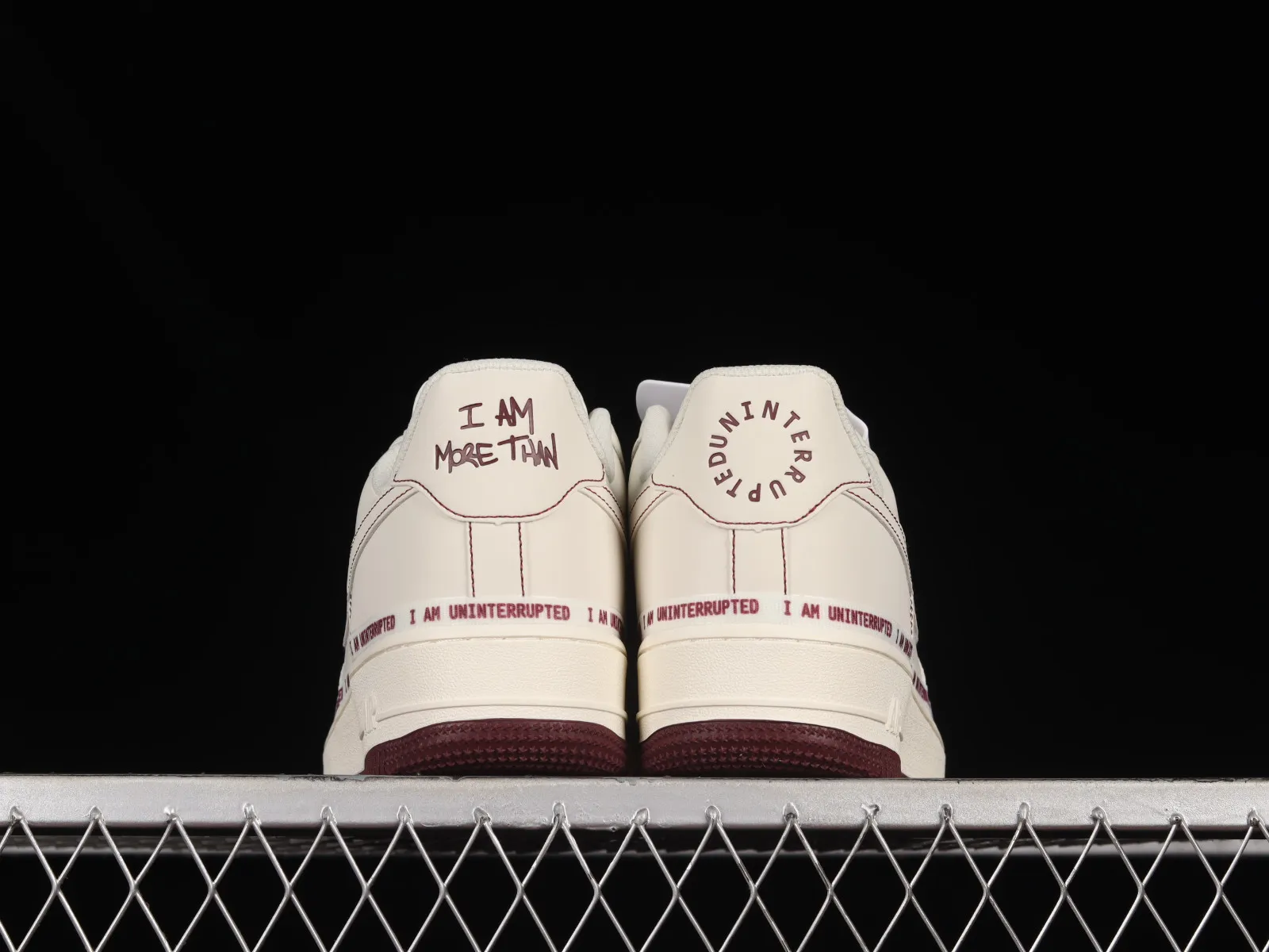 Uninterrupted x Nike Air Force 1 07 Low MORE THAN Dark Red White HL6959-887