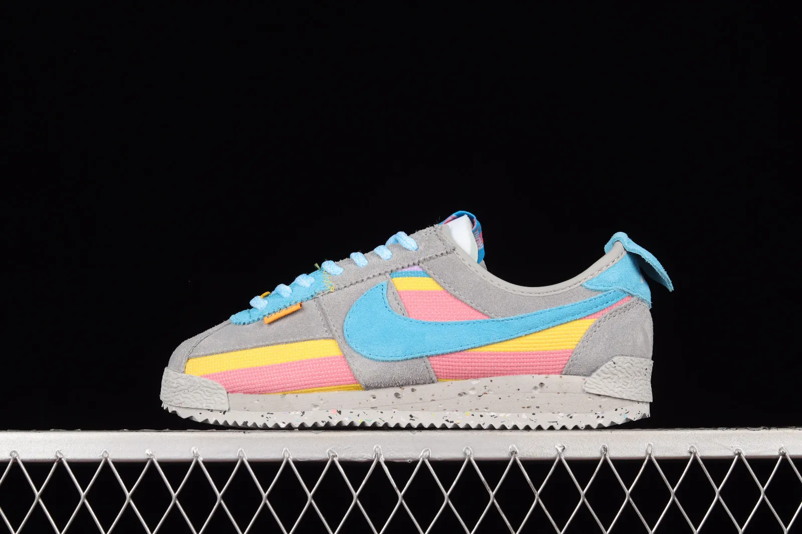 Union x Nike Cortez Blue Pink Yellow Grey DR1413-002