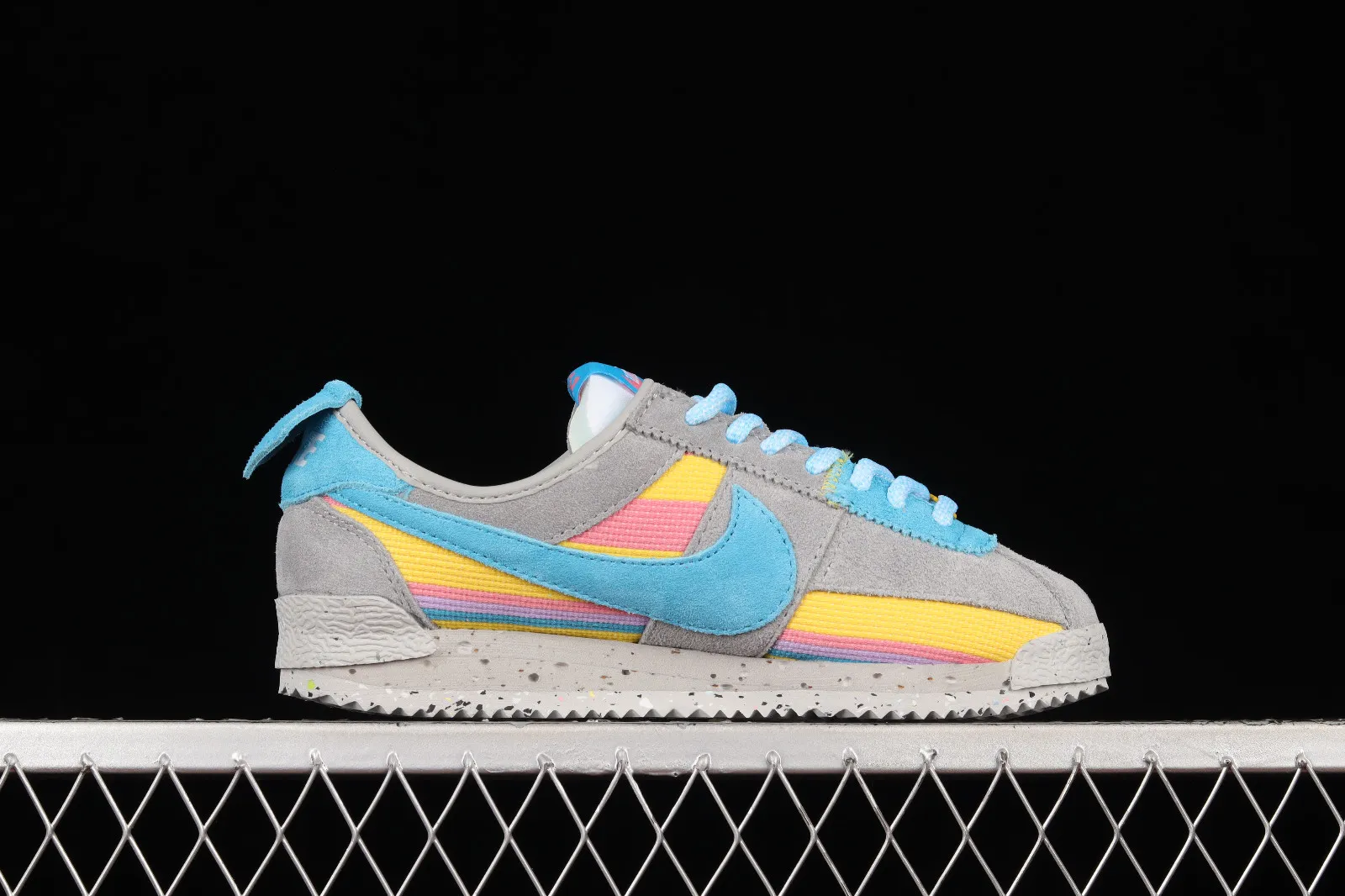 Union x Nike Cortez Blue Pink Yellow Grey DR1413-002