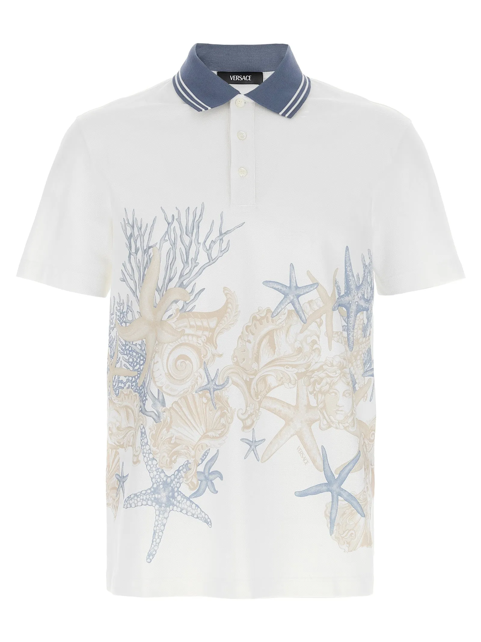 Versace 'Barrocco Sea' Polo Shirt