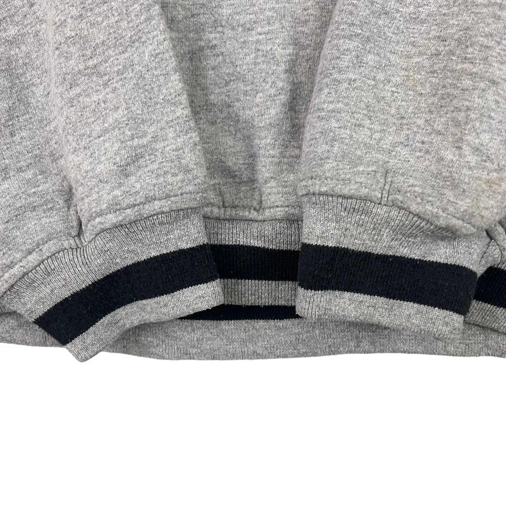 Vintage Kappa 90s Pullover Hooded Sweatshirt Grey