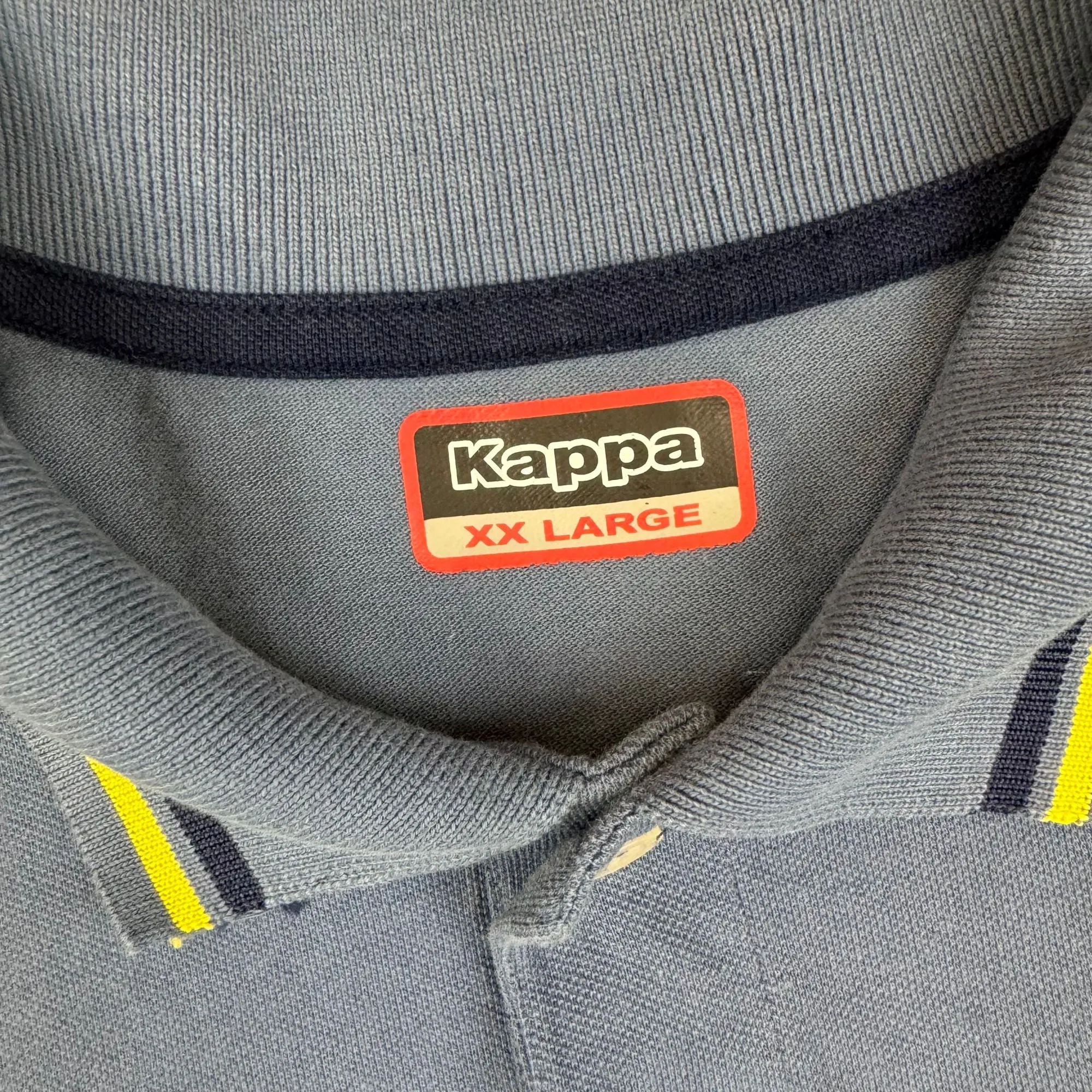 Vintage Kappa Polo Shirt Blue