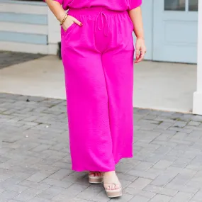 Weekend Wardrobe Pant, Fuchsia